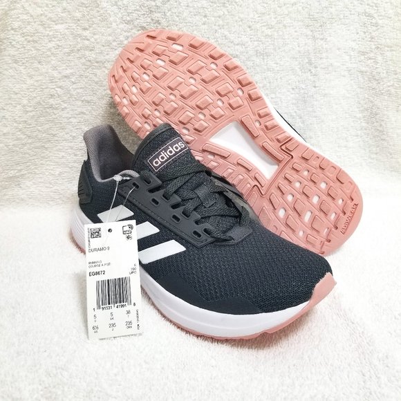 adidas gray and pink shoes